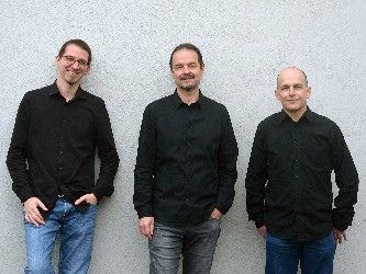 Die drei Lehrer der Jugendmusikschule Künzelsau.