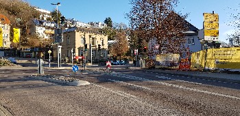 Kreuzung B 19 Mergentheimer Straße / Langenburger Straße / Kocherbrücke