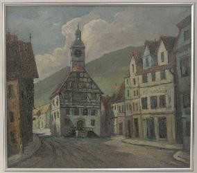 Gemälde vom Alten Rathaus