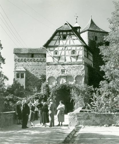 Torhaus auf Schloß Stetten.