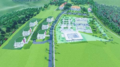 Häuser am Ortseingang