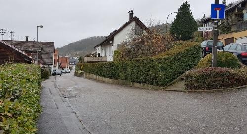 Straße Sudetenhalde